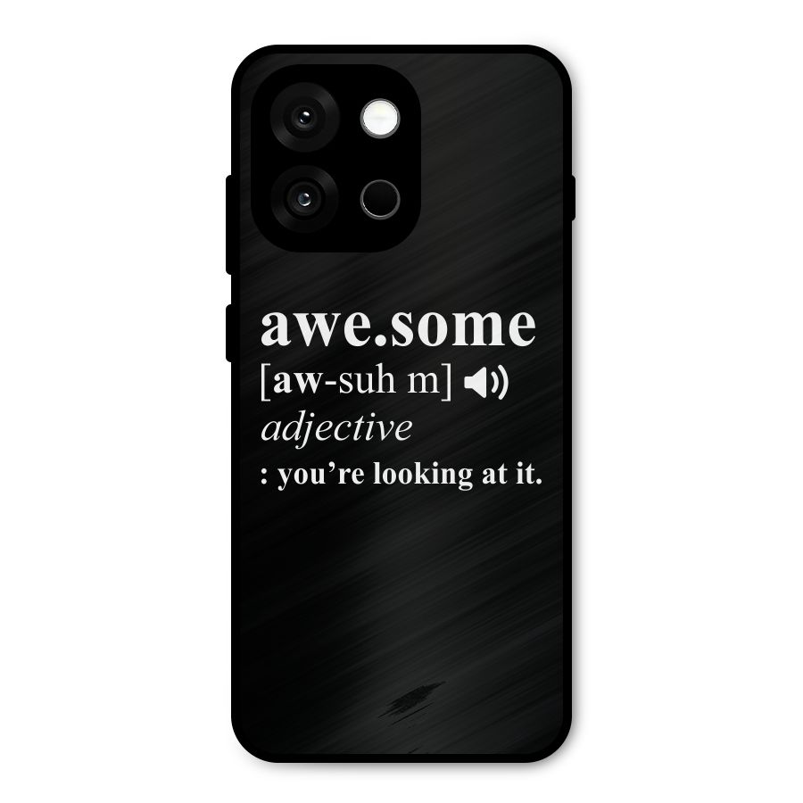 Awesome Looking at it Metal Back Case for OnePlus 13s