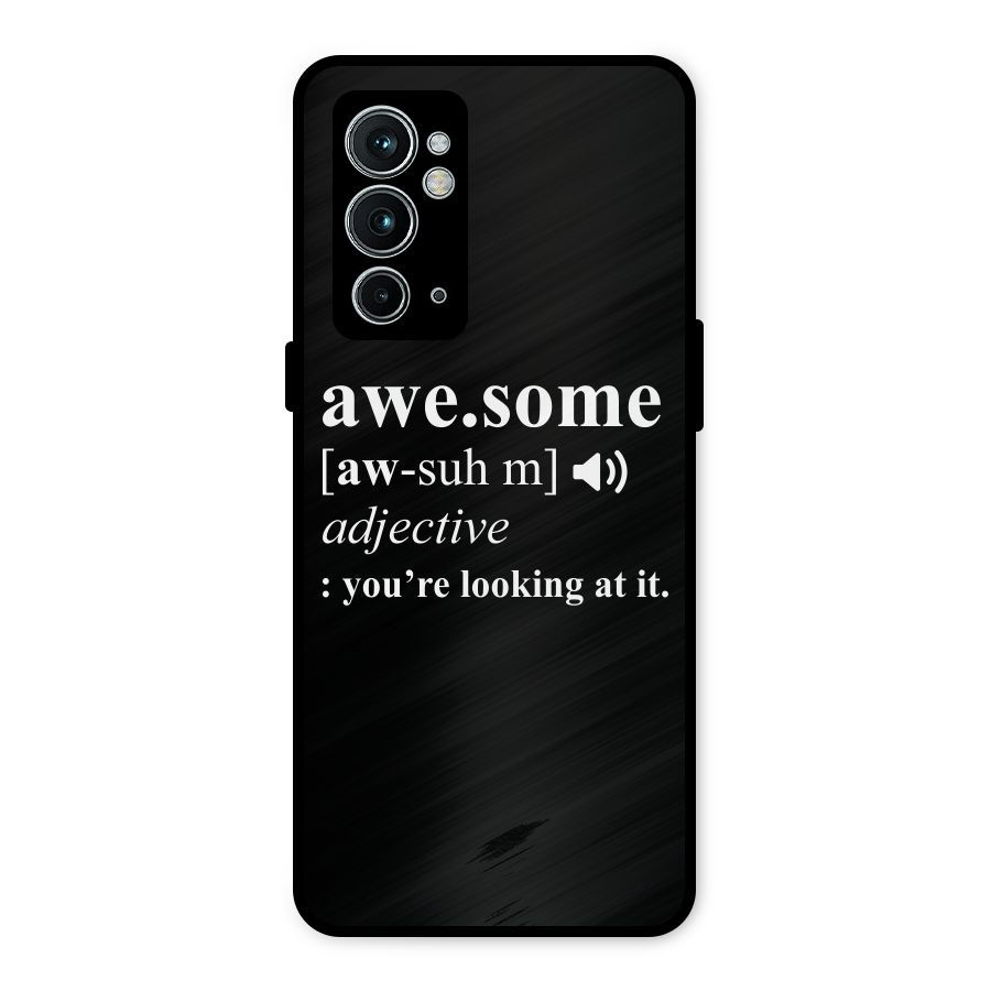 Awesome Looking at it Metal Back Case for OnePlus 9RT 5G