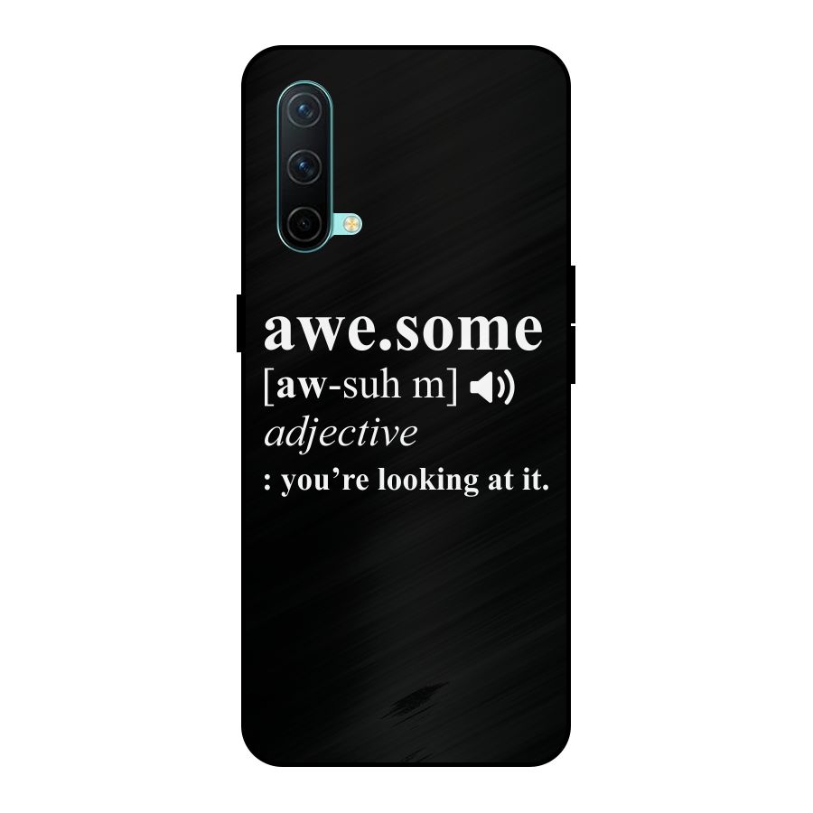 Awesome Looking at it Metal Back Case for OnePlus Nord CE 5G
