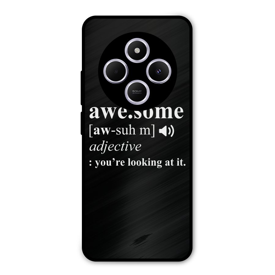 Awesome Looking at it Metal Back Case for Poco C75 5G