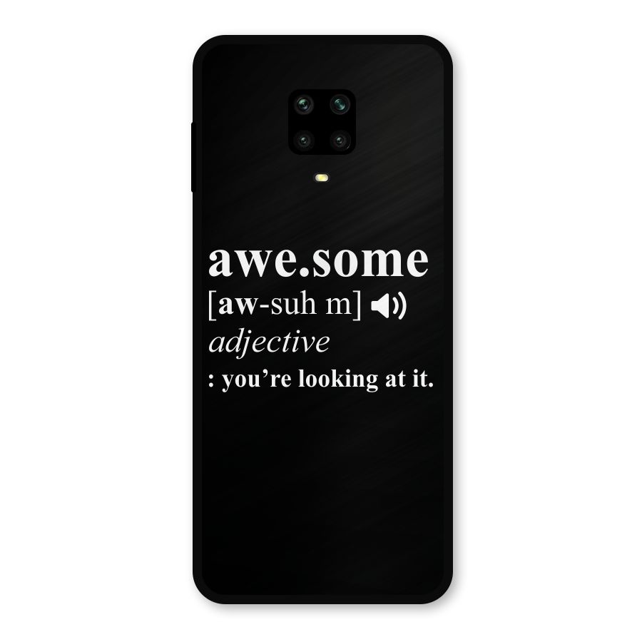 Awesome Looking at it Metal Back Case for Poco M2 Pro