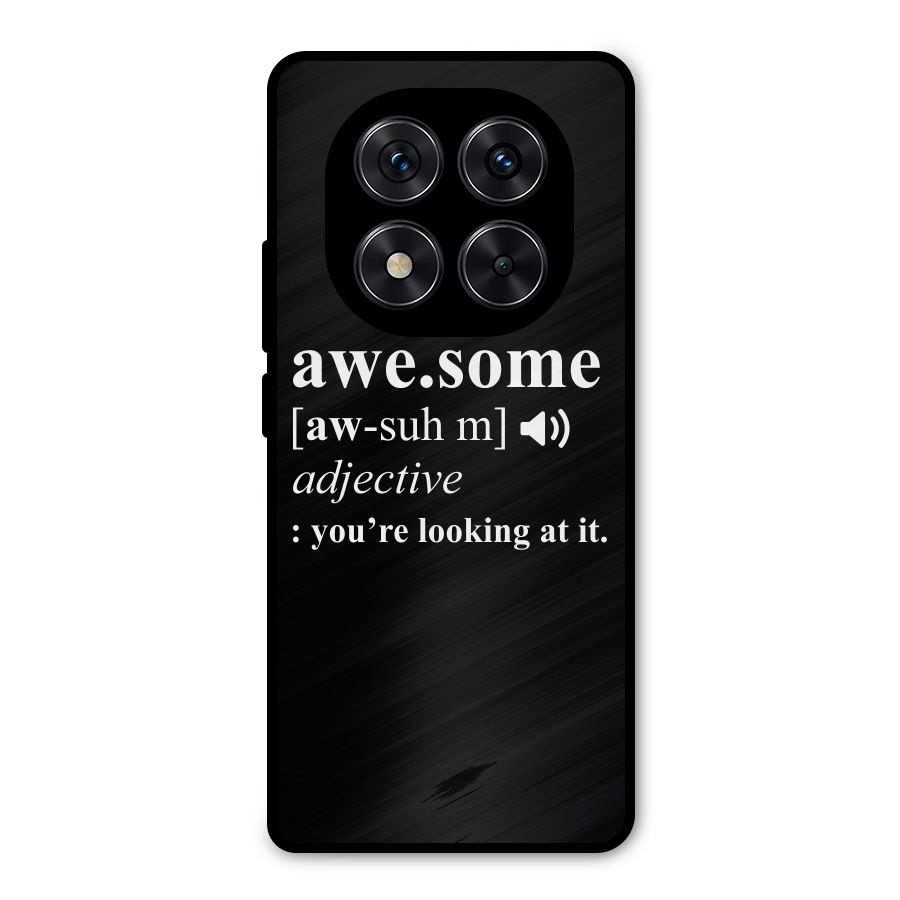 Awesome Looking at it Metal Back Case for Poco X7