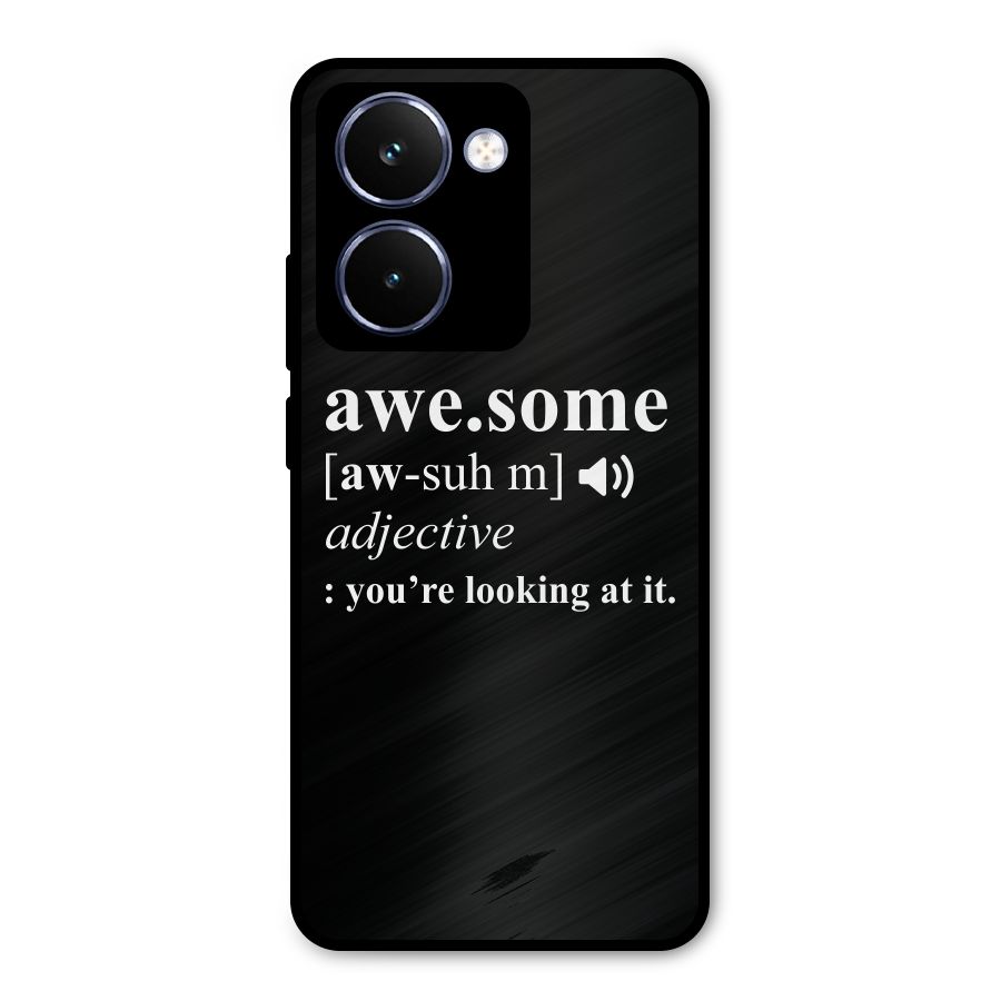 Awesome Looking at it Metal Back Case for Realme P3 Ultra
