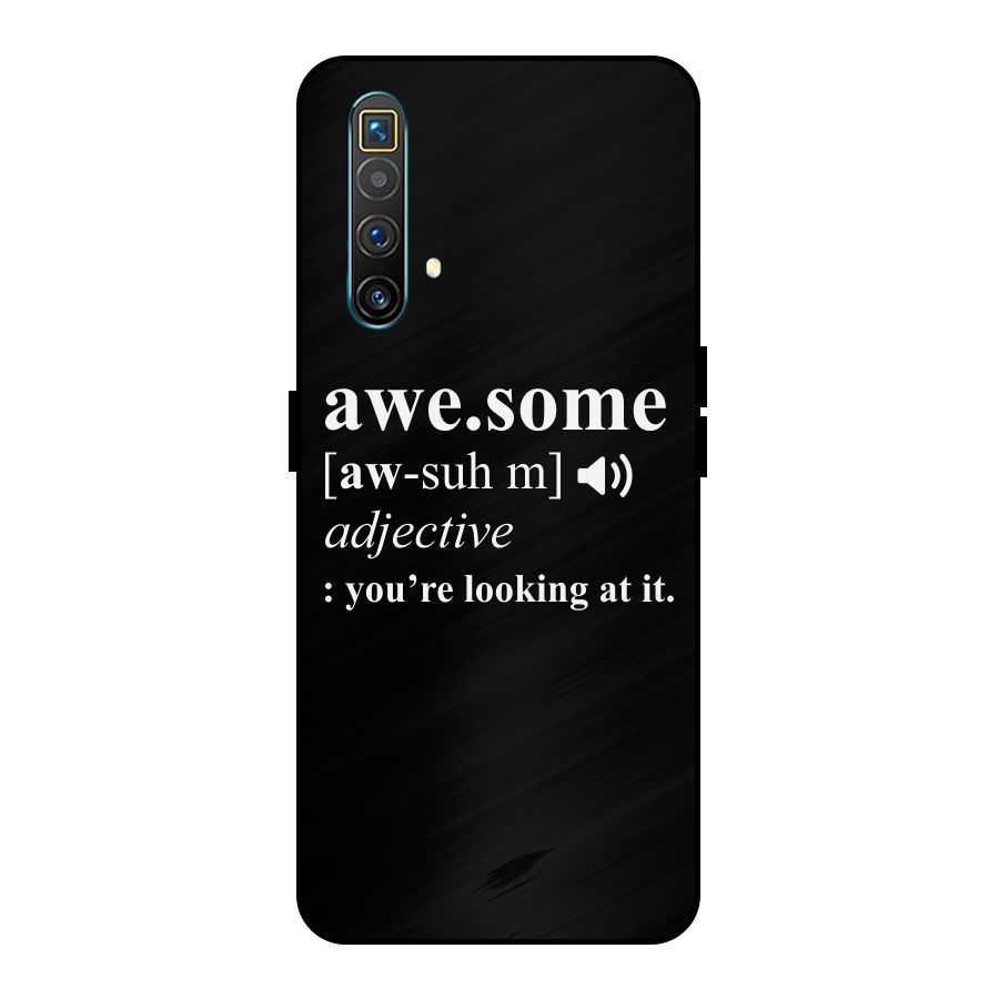 Awesome Looking at it Metal Back Case for Realme X3 SuperZoom
