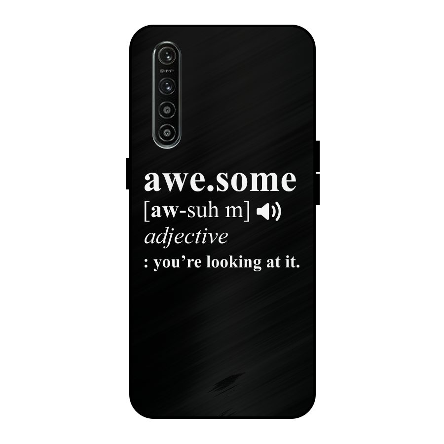 Awesome Looking at it Metal Back Case for Realme XT