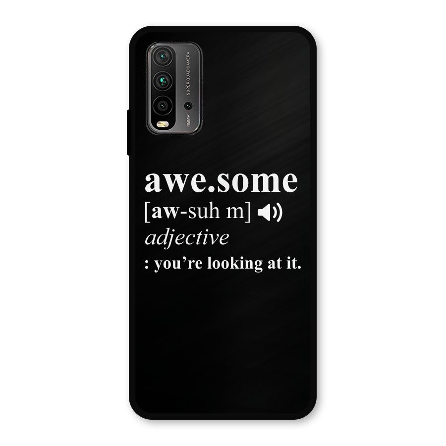 Awesome Looking at it Metal Back Case for Redmi 9 Power
