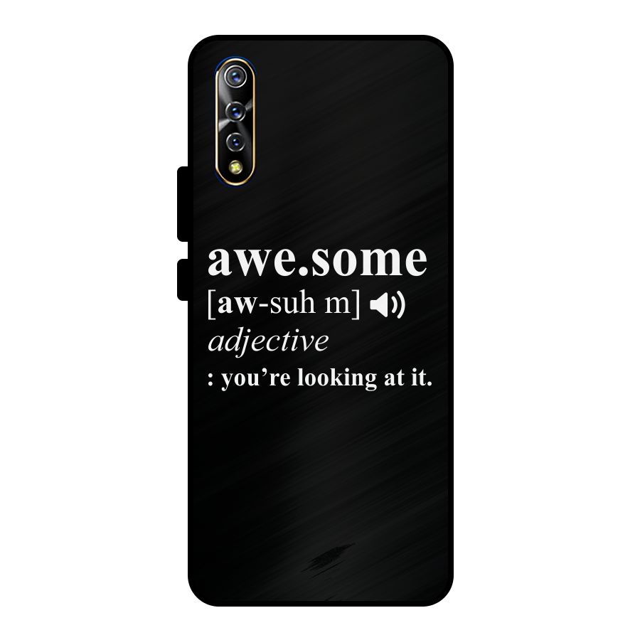 Awesome Looking at it Metal Back Case for Vivo S1