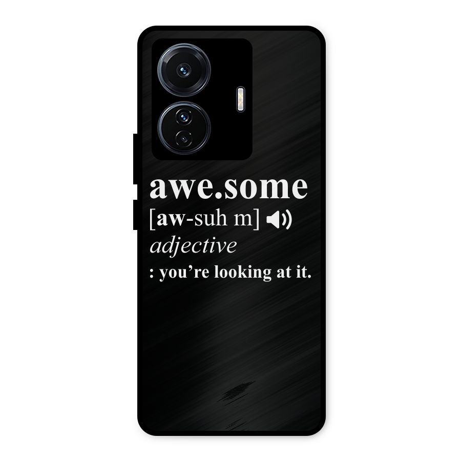 Awesome Looking at it Metal Back Case for Vivo T1 Pro