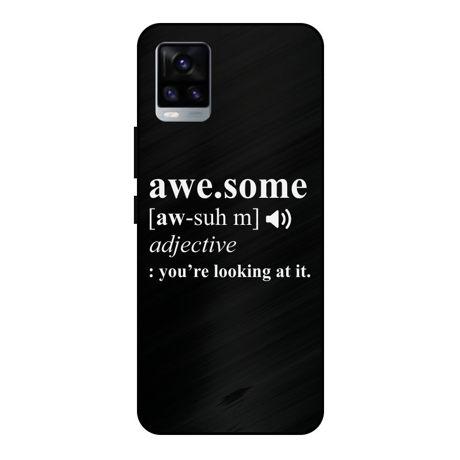 Awesome Looking at it Metal Back Case for Vivo V20