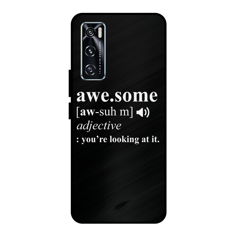 Awesome Looking at it Metal Back Case for Vivo V20 SE