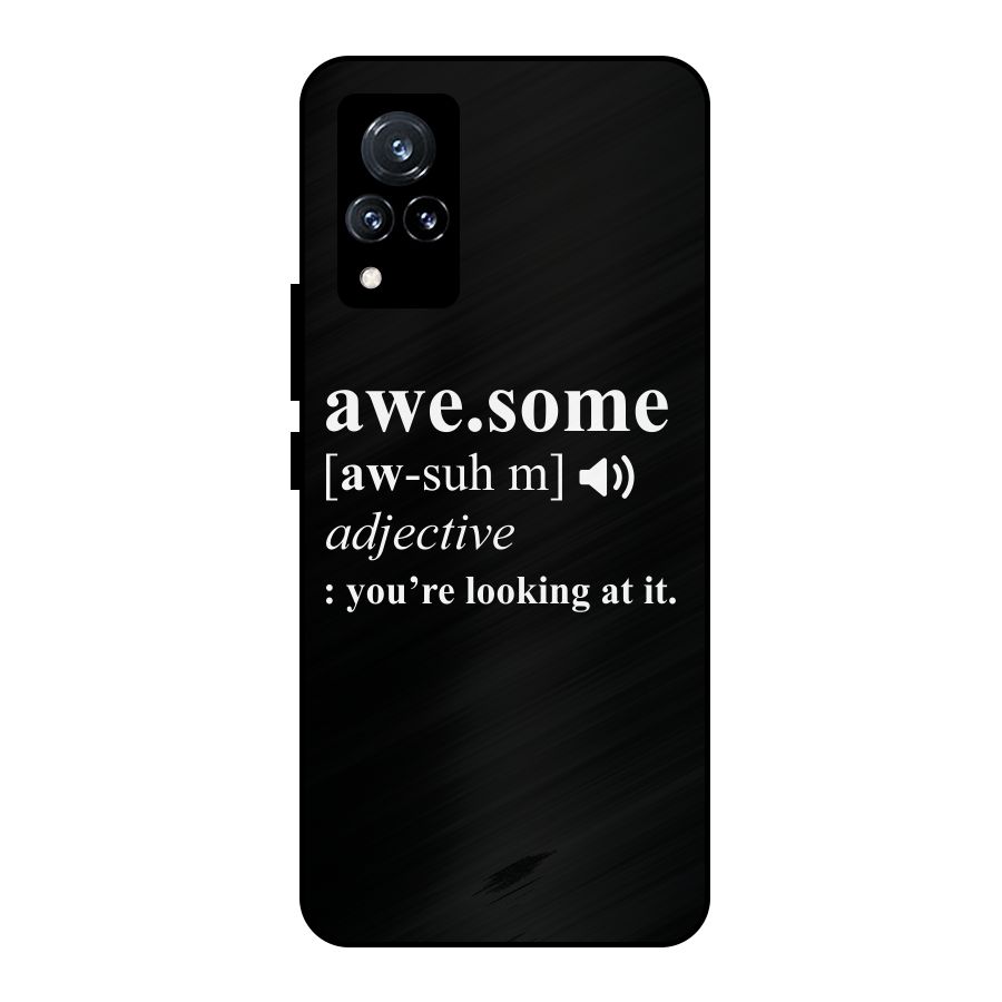 Awesome Looking at it Metal Back Case for Vivo V21 5G