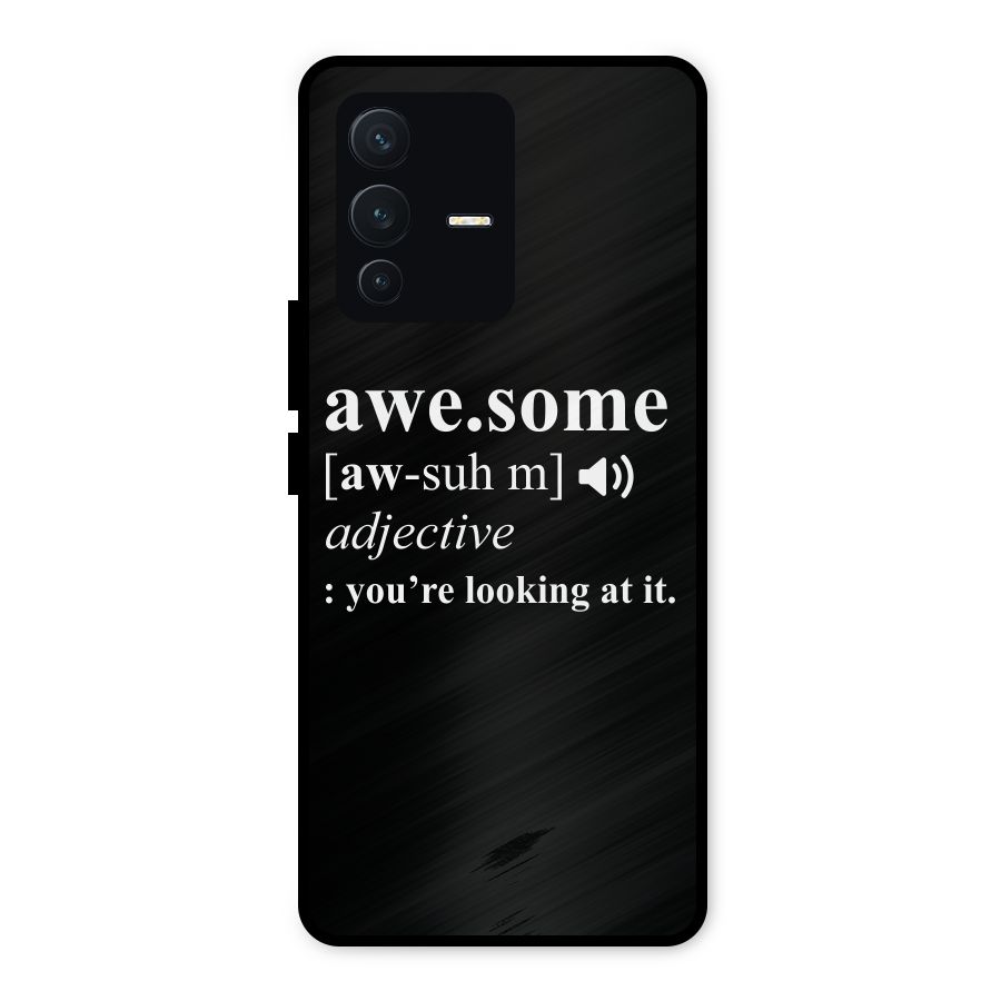 Awesome Looking at it Metal Back Case for Vivo V23 5G