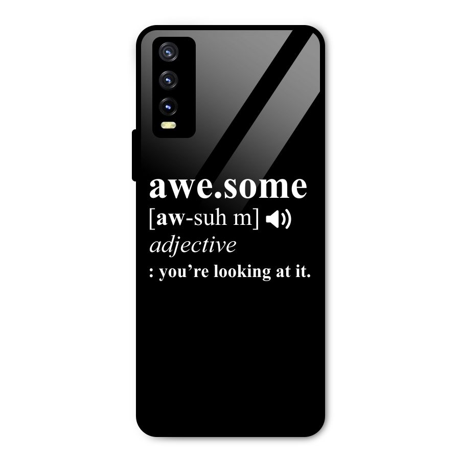 Awesome Looking at it Metal Back Case for Vivo Y20g