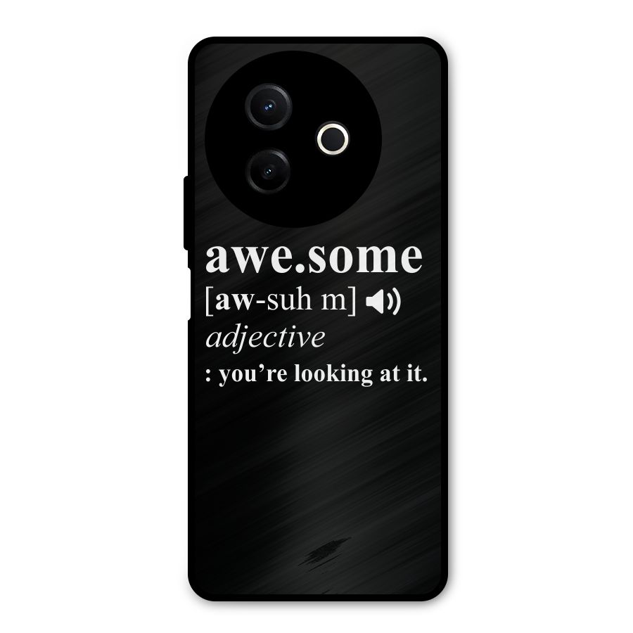 Awesome Looking at it Metal Back Case for Vivo Y39