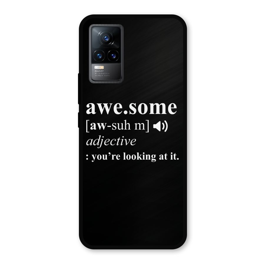 Awesome Looking at it Metal Back Case for Vivo Y73