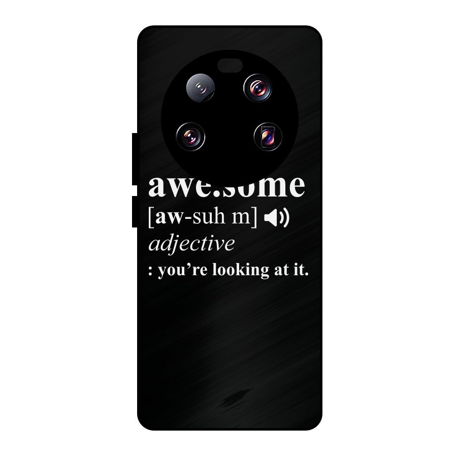 Awesome Looking at it Metal Back Case for Xiaomi 13 Ultra