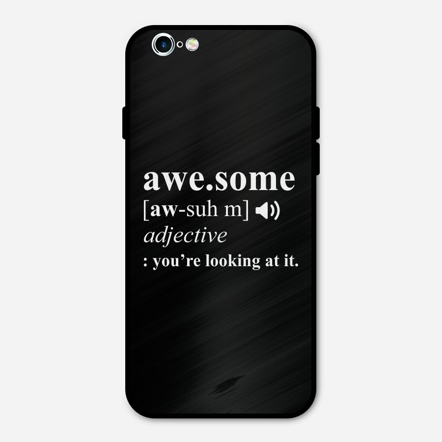 Awesome Looking at it Metal Back Case for iPhone 6 6s