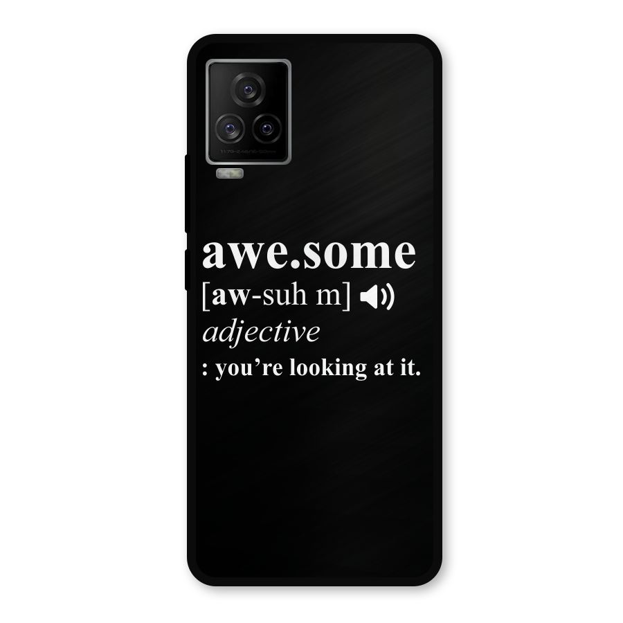 Awesome Looking at it Metal Back Case for iQOO 7 Legend 5G