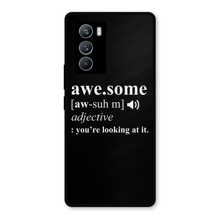 Awesome Looking at it Metal Back Case for iQOO 9 SE
