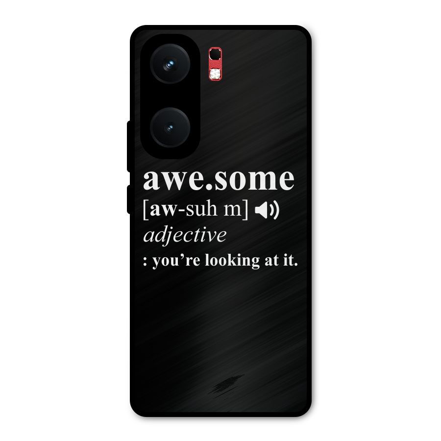 Awesome Looking at it Metal Back Case for iQOO Neo 9 Pro
