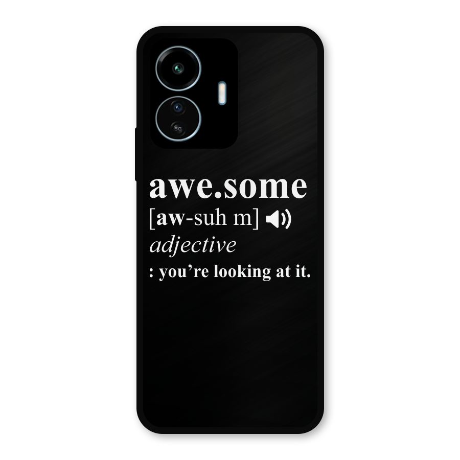 Awesome Looking at it Metal Back Case for vivo iQOO Z6 Lite 5G