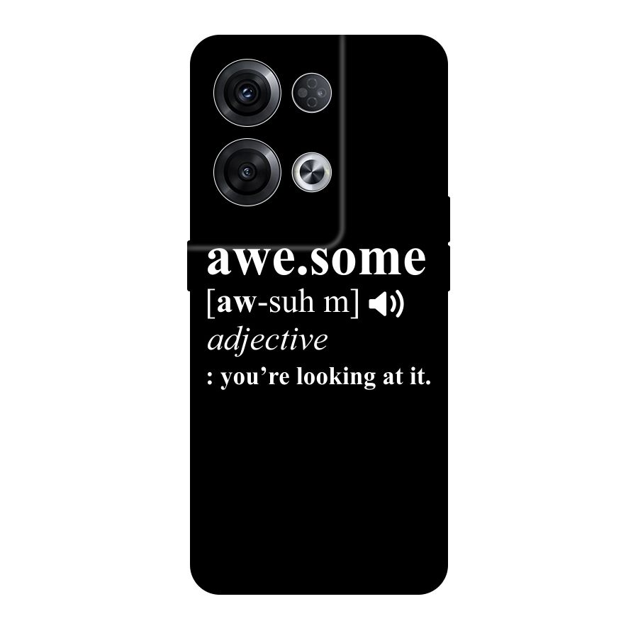 Awesome Looking at it Original Polycarbonate Back Case for Oppo Reno8 Pro 5G