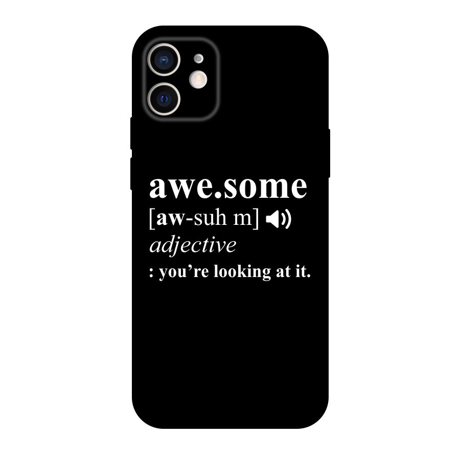 Awesome Looking at it Original Polycarbonate Back Case for iPhone 12