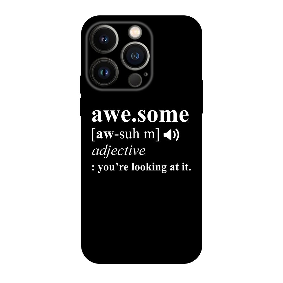 Awesome Looking at it Original Polycarbonate Back Case for iPhone 14 Pro