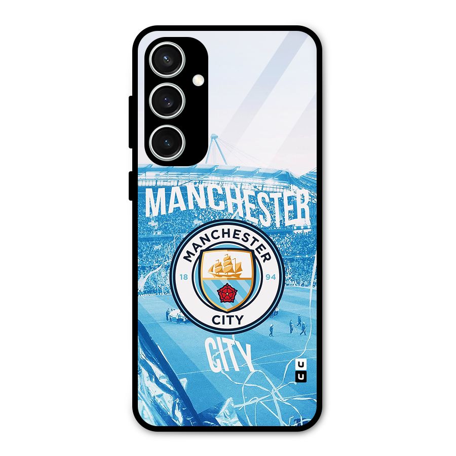 Awesome Manchester Glass Back Case for Galaxy S23 FE