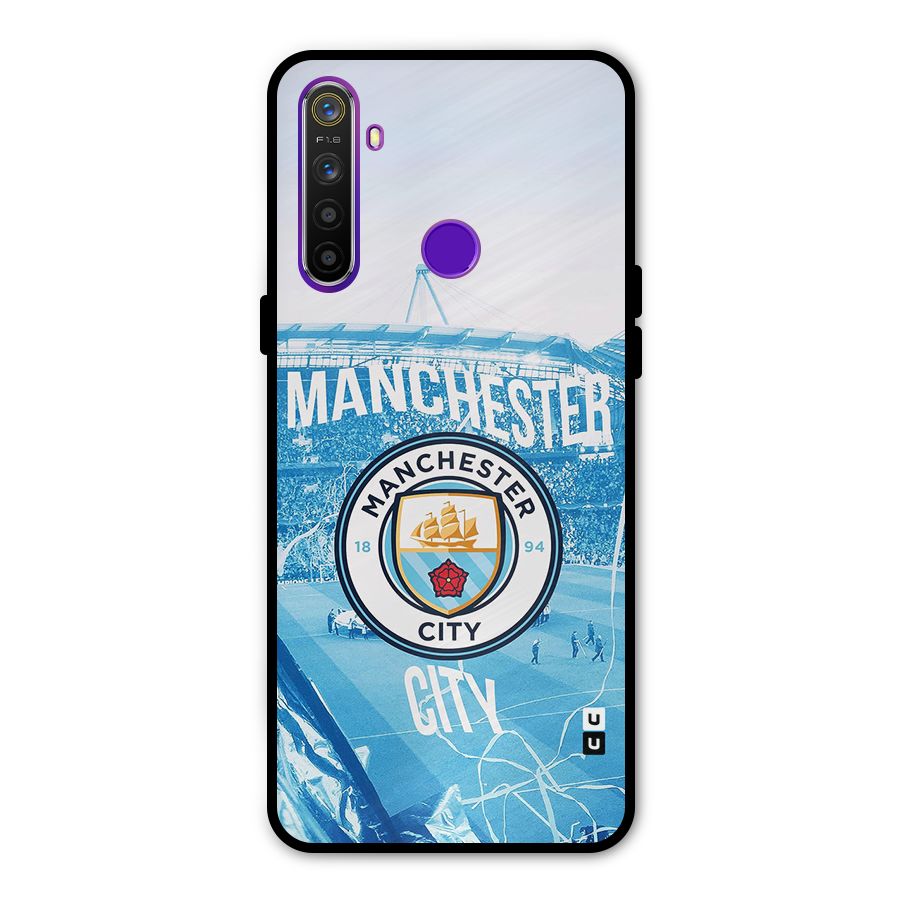 Awesome Manchester Glass Back Case for Realme 5s