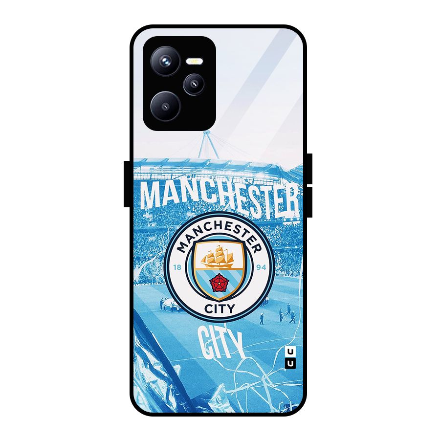 Awesome Manchester Glass Back Case for Realme C35