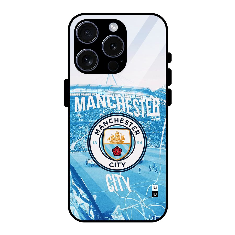 Awesome Manchester Glass Back Case for iPhone 15 Pro