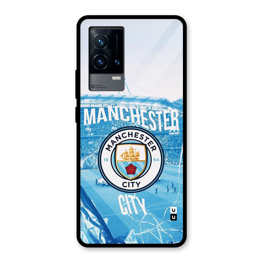 Awesome Manchester Glass Back Case for iQOO 9 5G
