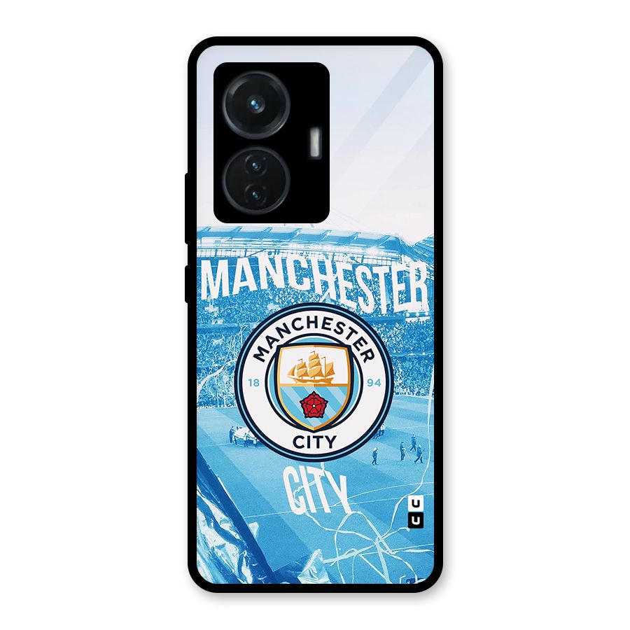 Awesome Manchester Glass Back Case for iQOO Z6 44W