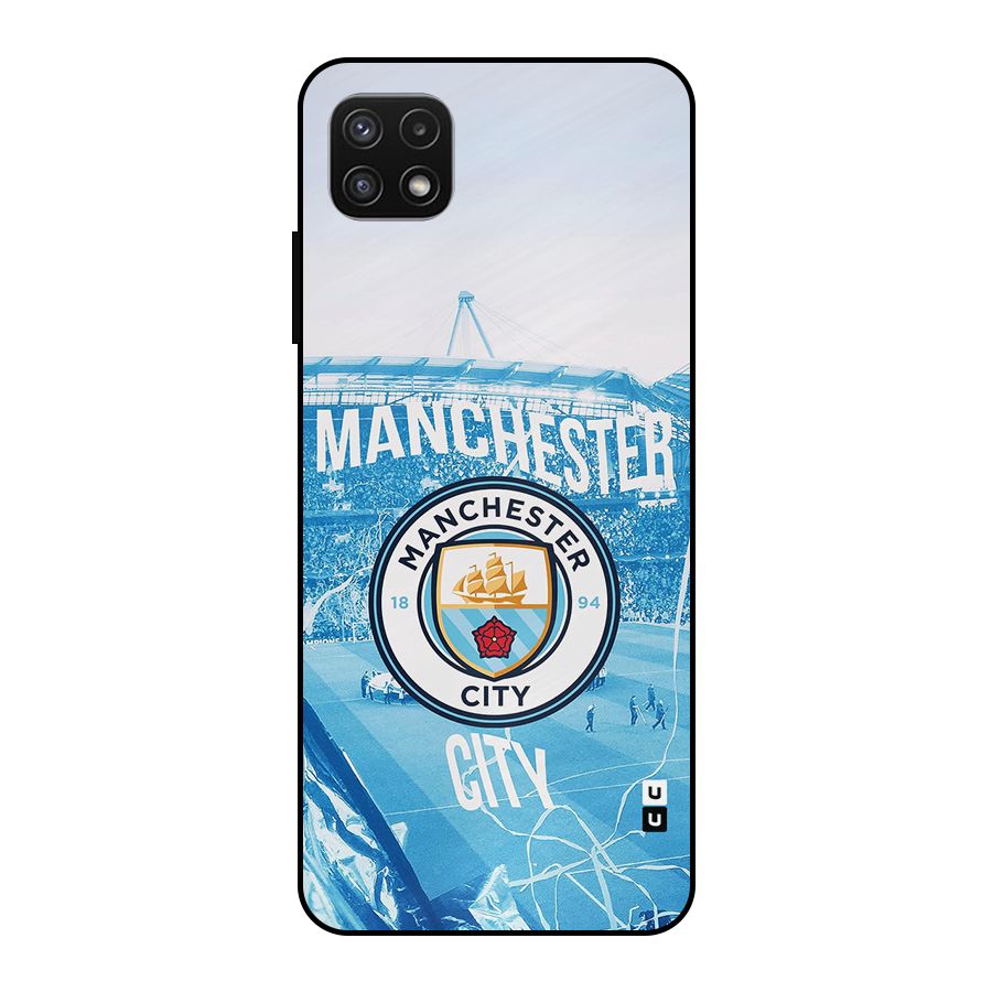 Awesome Manchester Metal Back Case for Galaxy A22 5G