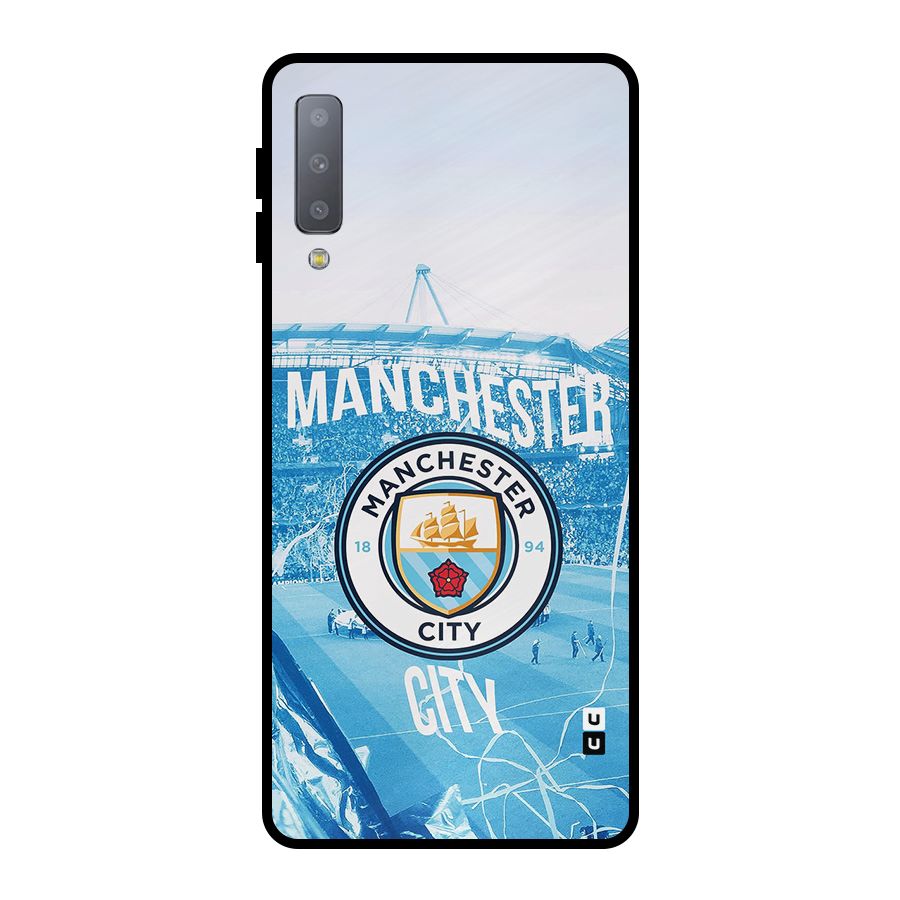 Awesome Manchester Metal Back Case for Galaxy A7 (2018)