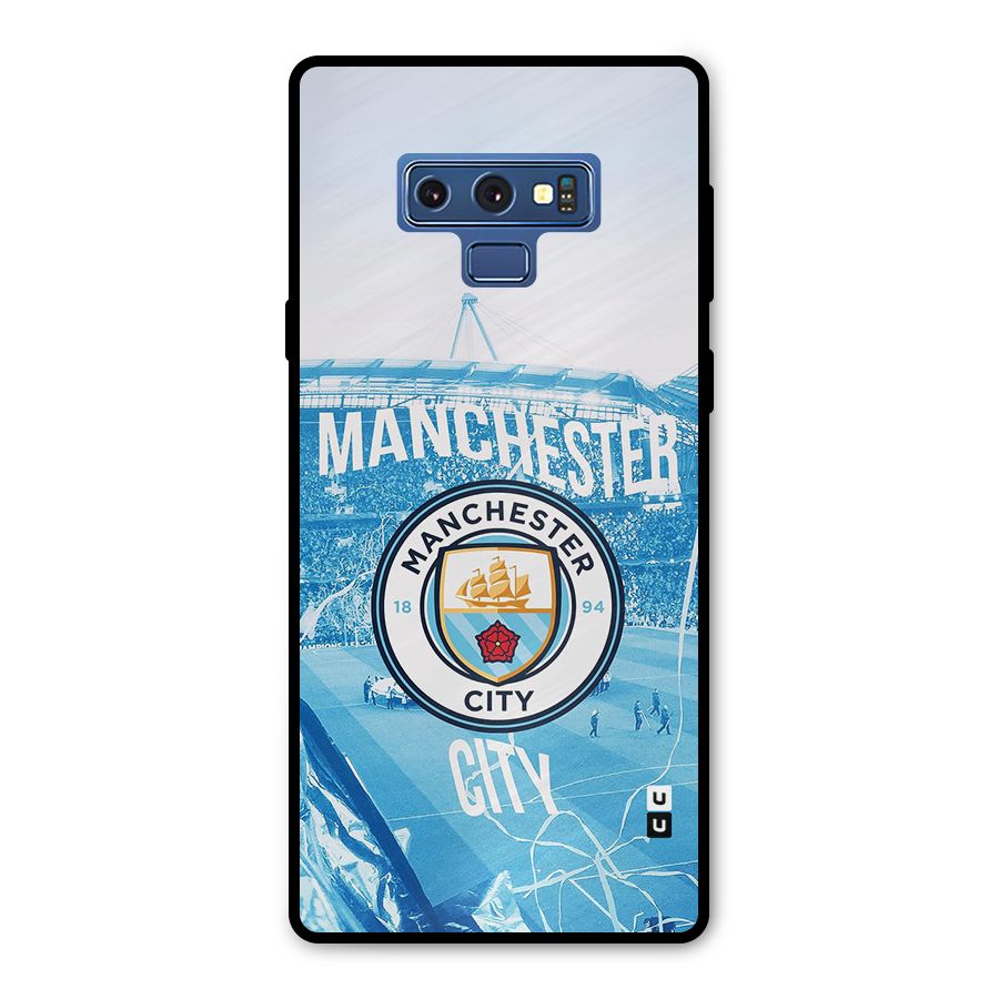 Awesome Manchester Metal Back Case for Galaxy Note 9