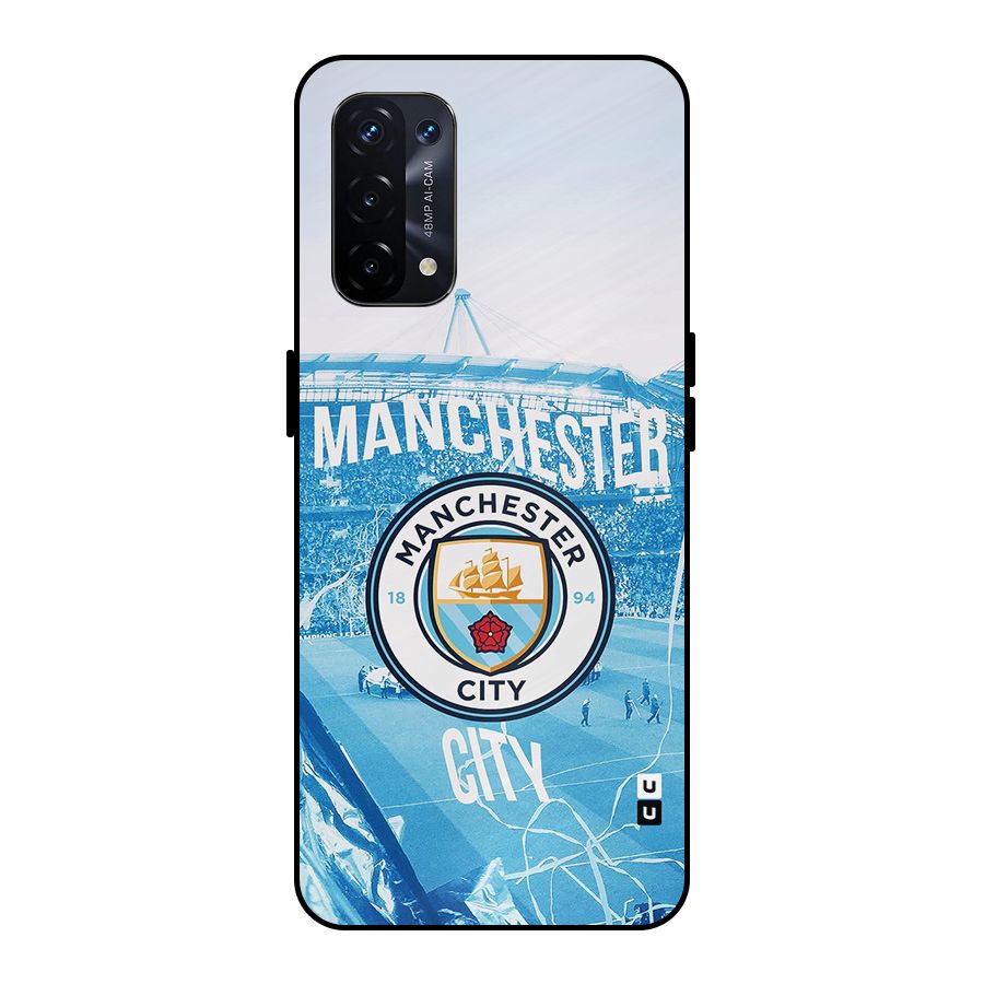 Awesome Manchester Metal Back Case for Oppo A74 5G