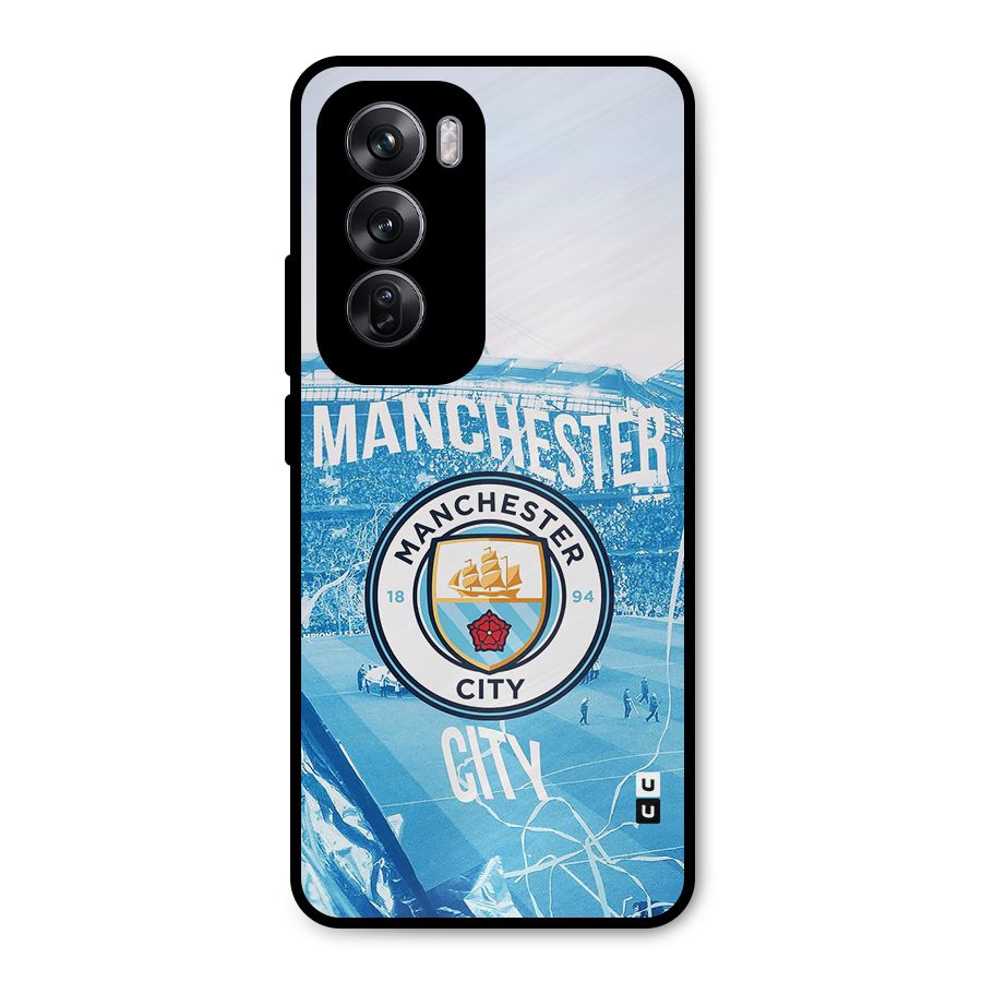Awesome Manchester Metal Back Case for Oppo Reno12 Pro