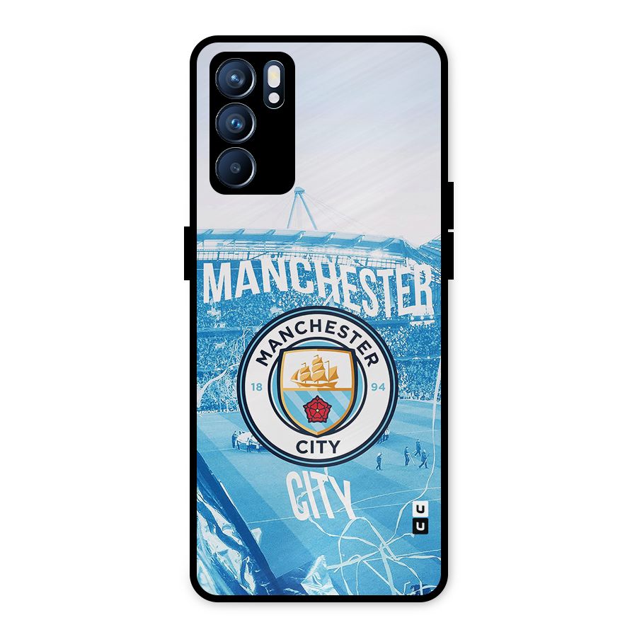 Awesome Manchester Metal Back Case for Oppo Reno6 5G