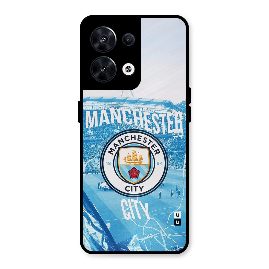 Awesome Manchester Metal Back Case for Oppo Reno8 5G