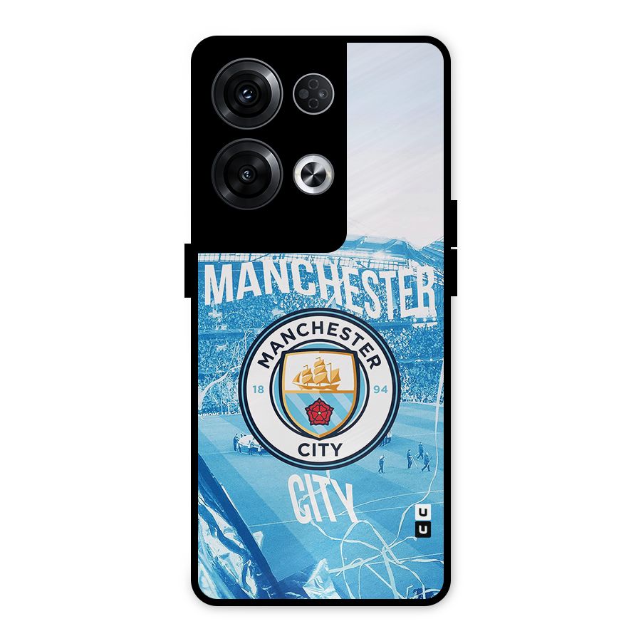Awesome Manchester Metal Back Case for Oppo Reno8 Pro 5G