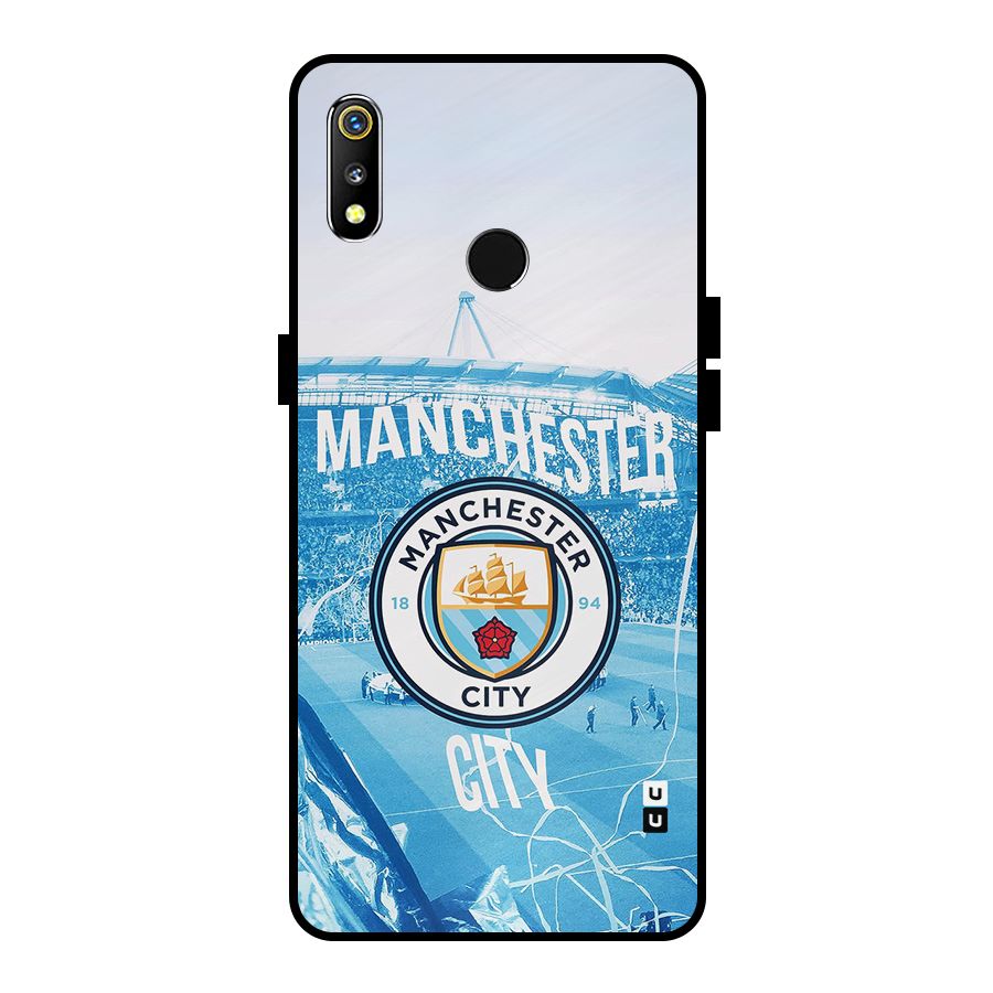 Awesome Manchester Metal Back Case for Realme 3i