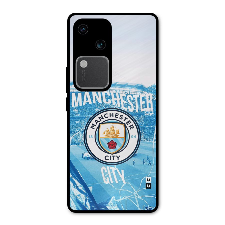 Awesome Manchester Metal Back Case for Vivo V30 Pro