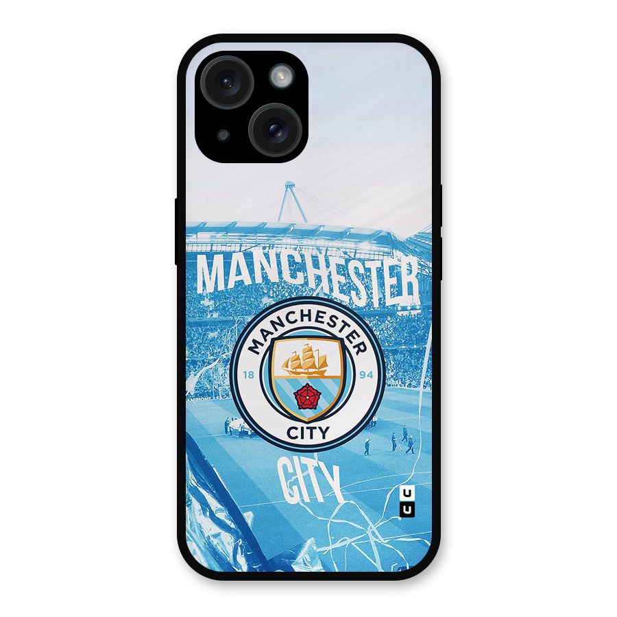 Awesome Manchester Metal Back Case for iPhone 15
