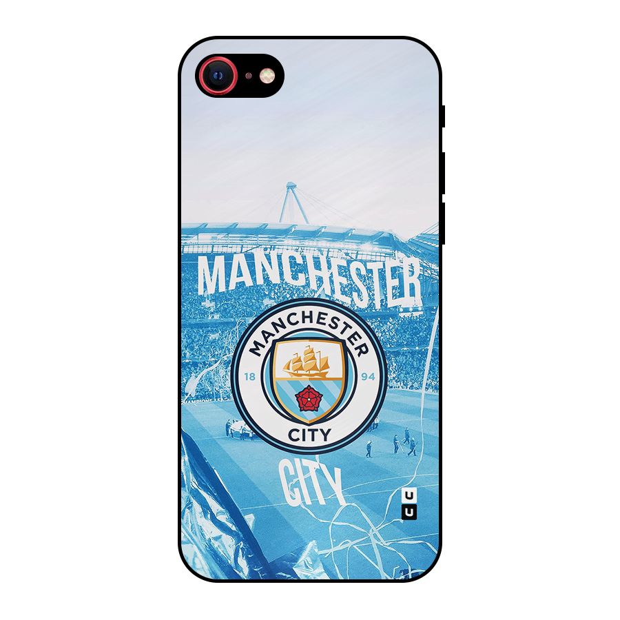 Awesome Manchester Metal Back Case for iPhone 7