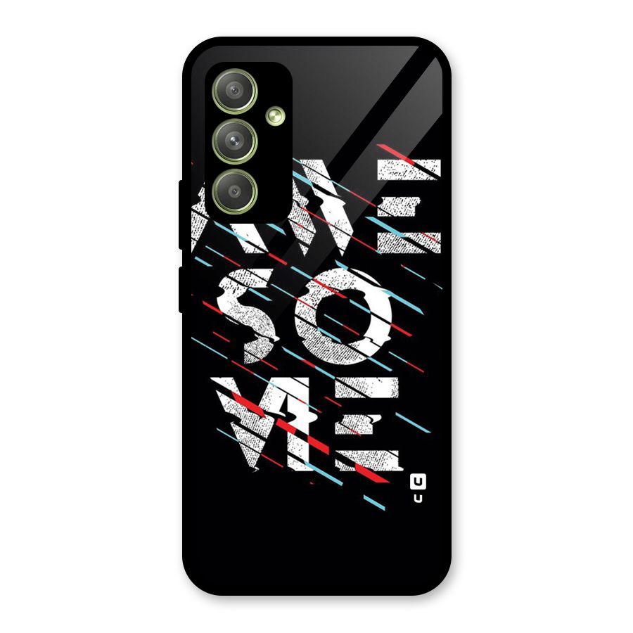 Awesome Me Glass Back Case for Galaxy A54