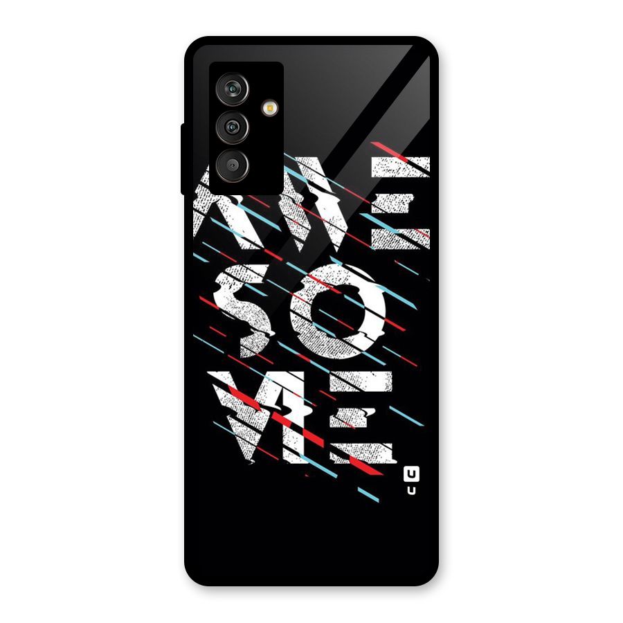 Awesome Me Glass Back Case for Galaxy M13