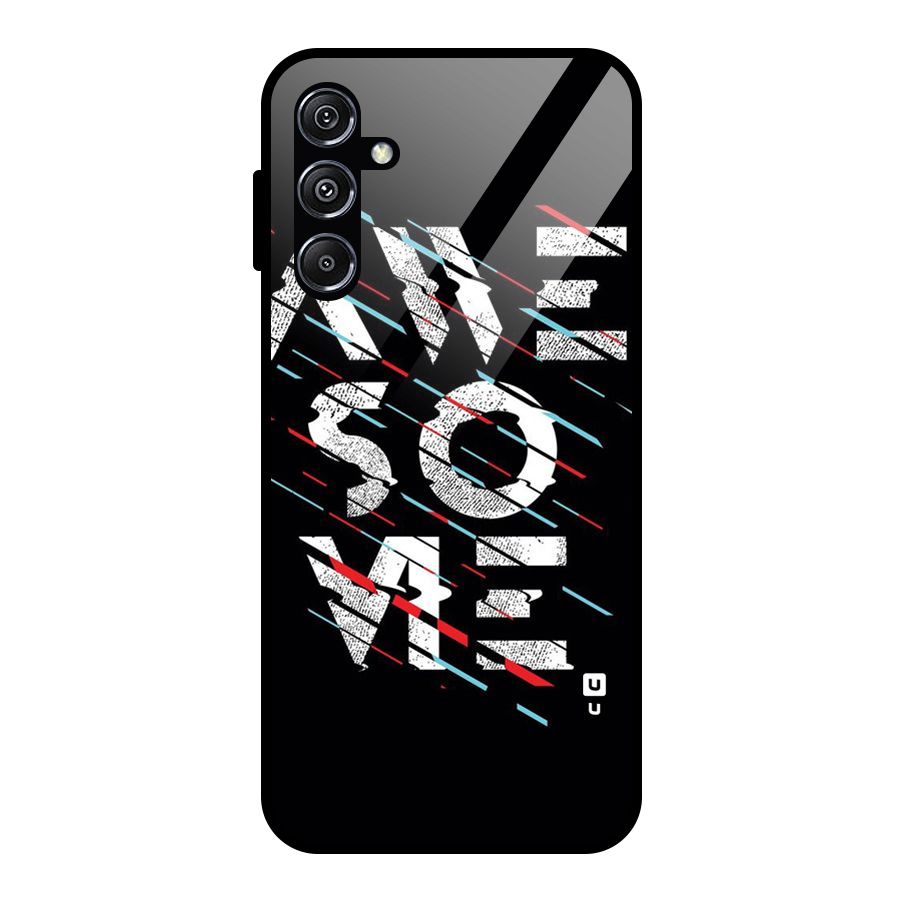 Awesome Me Glass Back Case for Galaxy M34 5G