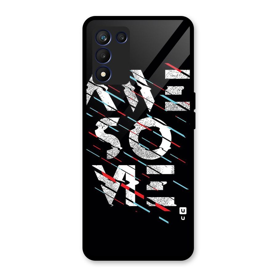 Awesome Me Glass Back Case for Realme 9 5G Speed